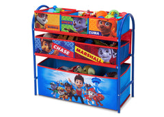 Delta Children PAW Patrol Metal Frame Toy Organizer Right Angle with Props a2a